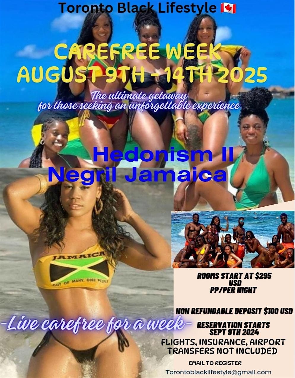 Carefree Week Hedonism II Negril Jamaica. Black exclusive experience., 9 August | Event in Negril | AllEvents