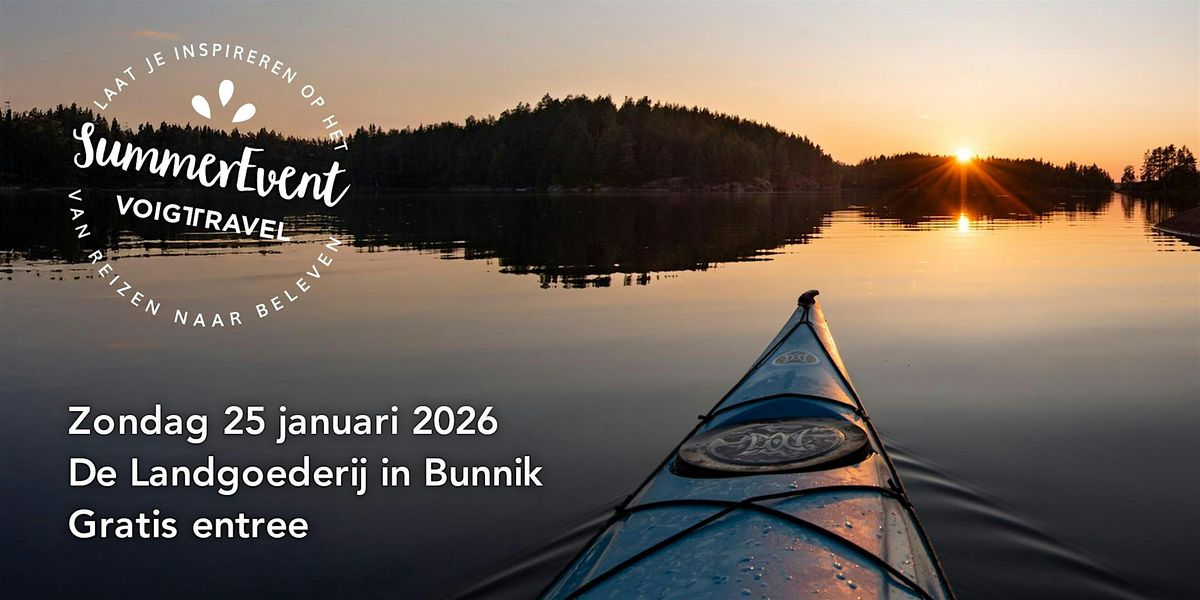 Voigt Travel SummerEvent 2026, 25 January | Event in Bunnik | AllEvents