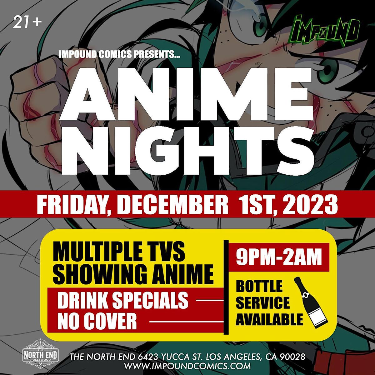 Anime Nights - Cosplay Edition (21+), The North End • Hollywood, Los ...