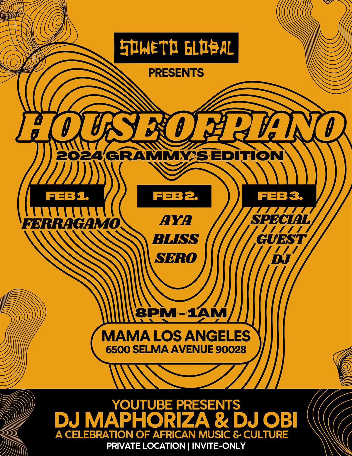 The House Of Piano GRAMMYs Edition LA, Mama Shelter Los Angeles, 1