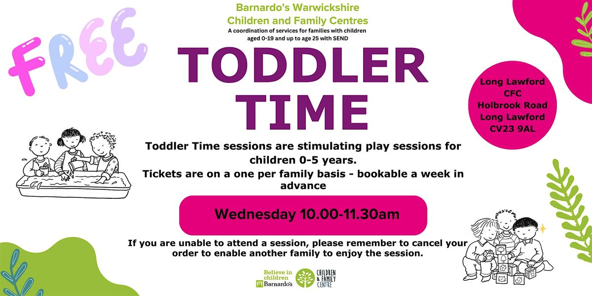 Toddler Time Long Lawford CFC, Long Lawford Children and Family