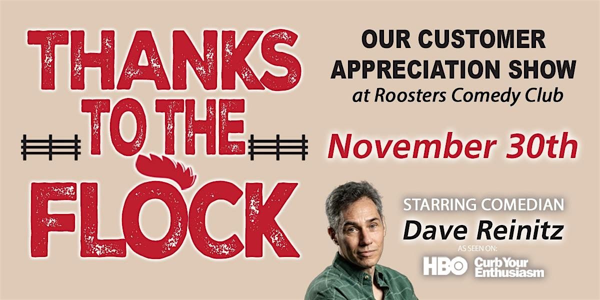 Thanks To The Flock - Customer Appreciation Show, 30 November | Event in Sunnyvale | AllEvents