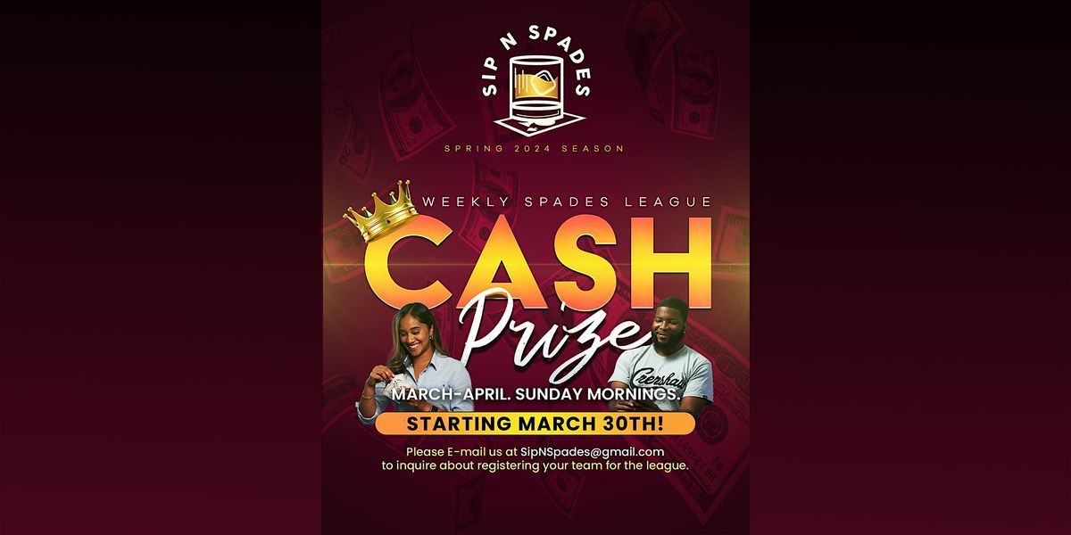 Sip N Spades Cash Prize Spades League (Spring 2024 Season), Private