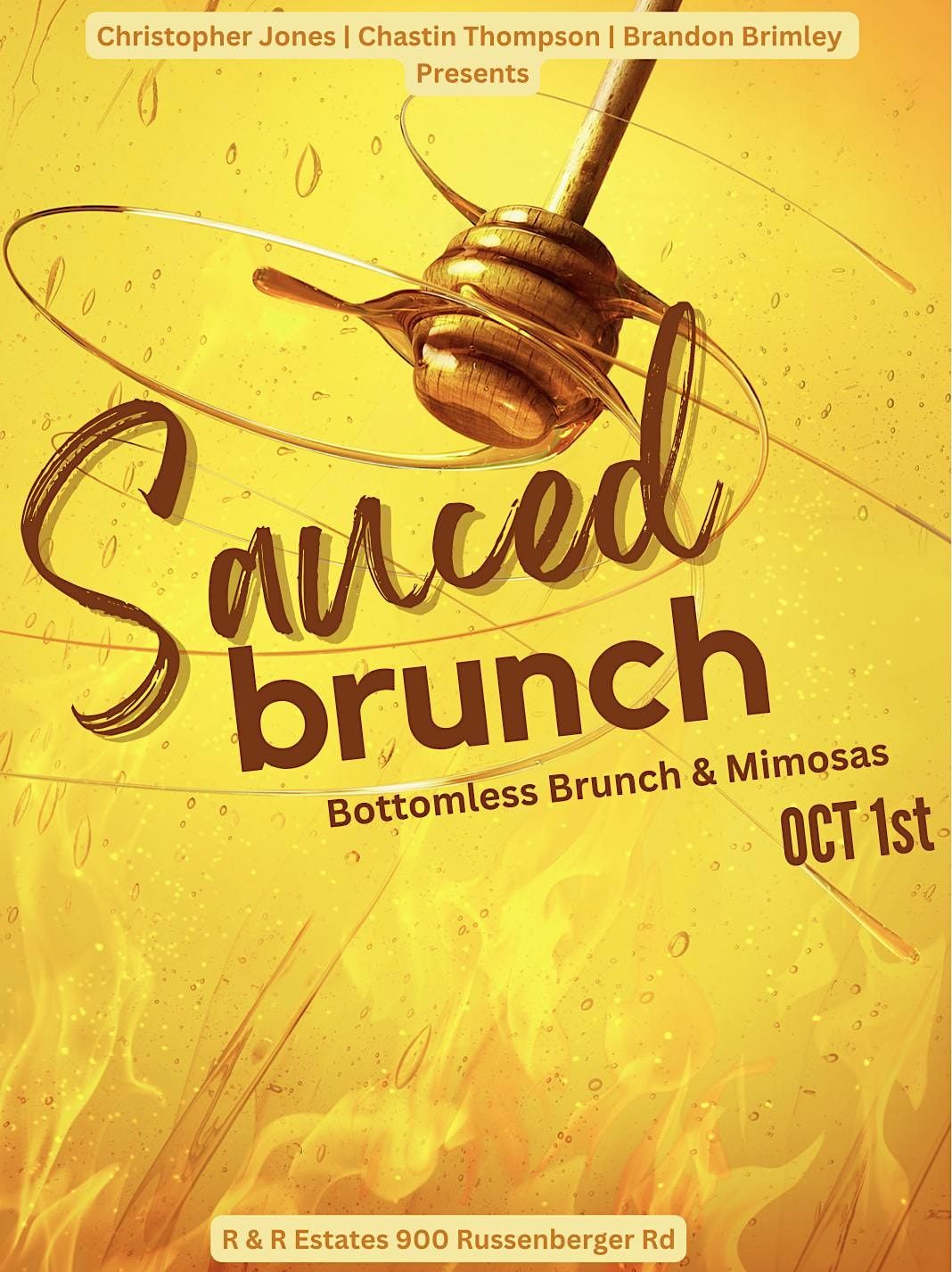 Sauced Bottomless Brunch and Mimosas, 900 Russenberger Rd, Little Rock