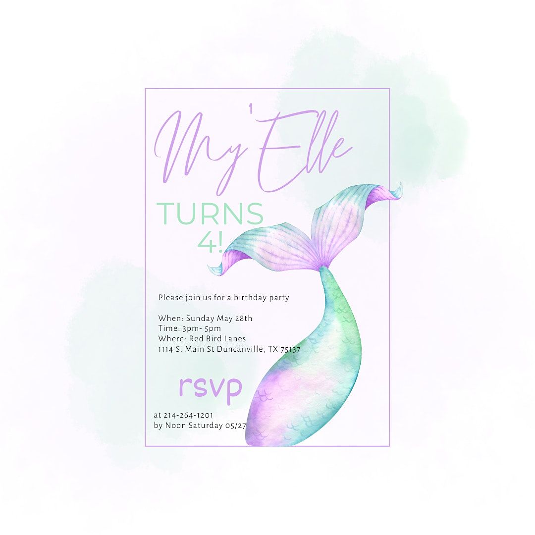 MyElle is turning 4!, Red Bird Lanes, Duncanville, 28 May 2023