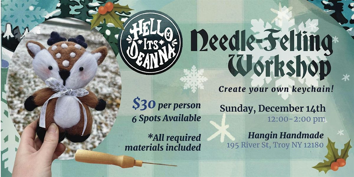 Needle-Felting Workshop, 14 December | Event in Troy | AllEvents
