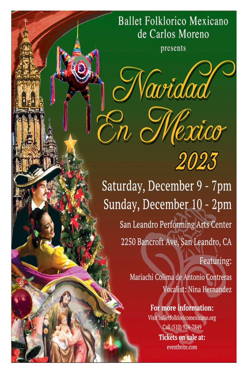 Ballet Folklorico Mexicano de Carlos Moreno, 11 October | Event in Livermore | AllEvents
