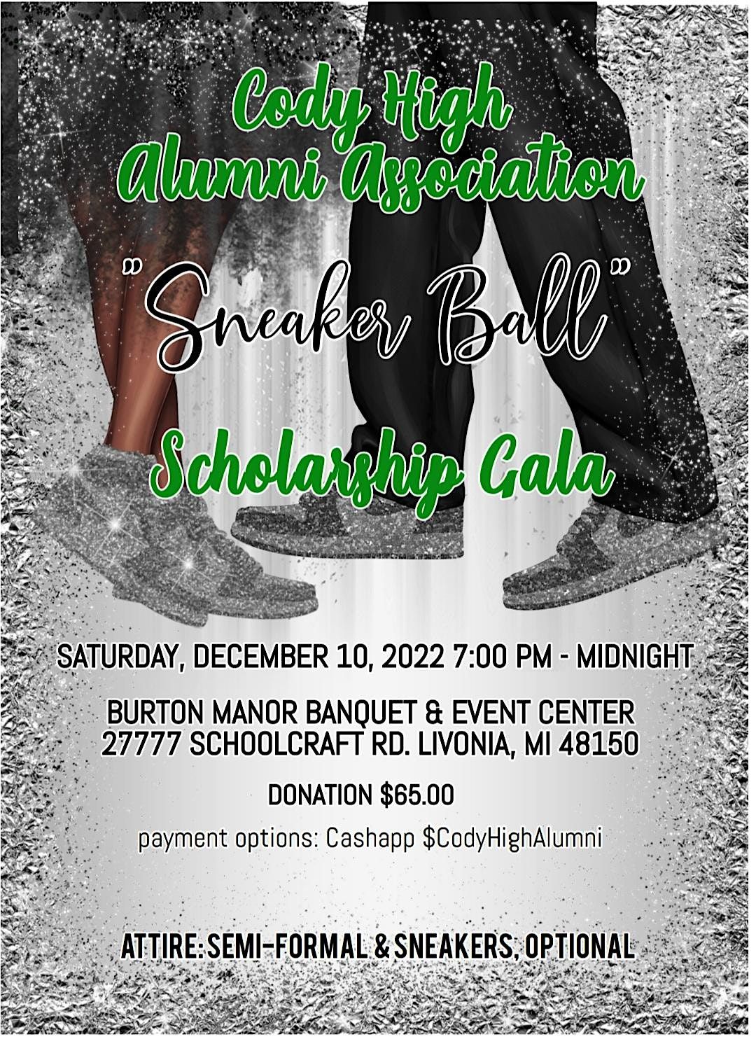 Cody High Alumni "Sneaker Ball" Scholarship Gala, Burton Manor