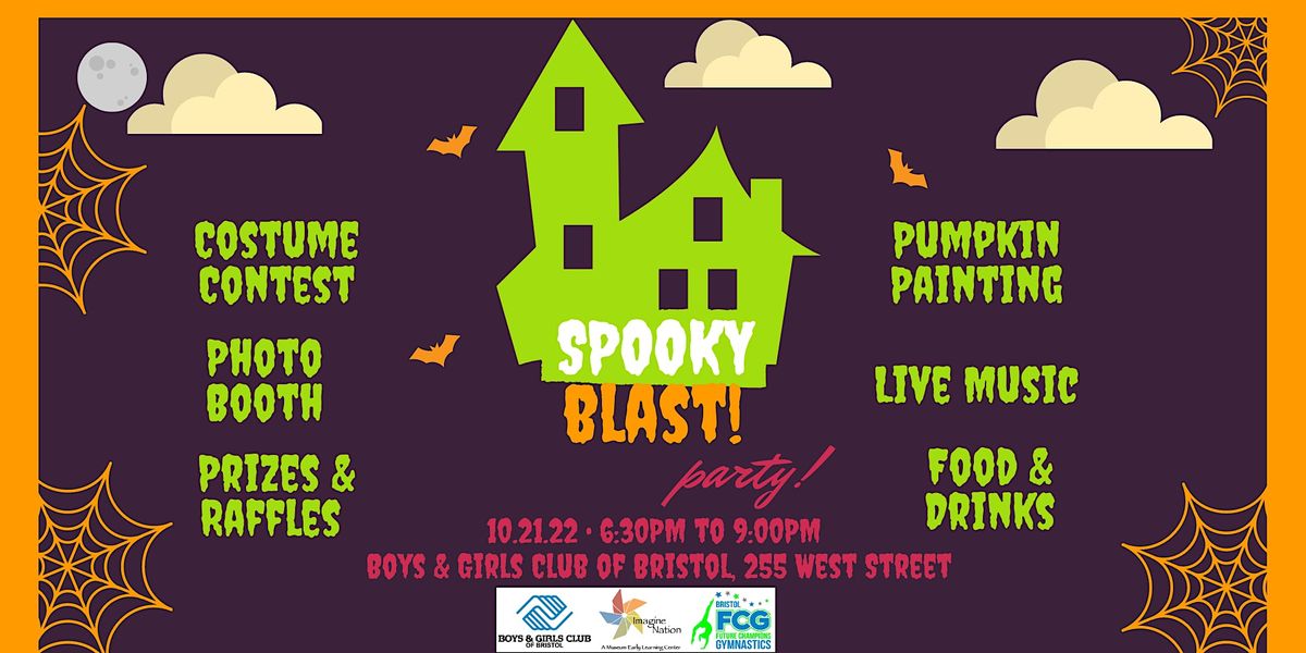 Spooky Blast Halloween Party, Boys and Girls Club of Bristol, October 21 2022 AllEvents.in