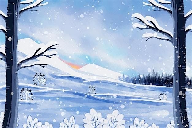 Let it Snow! Paint Night with Verneen Hill-Cream