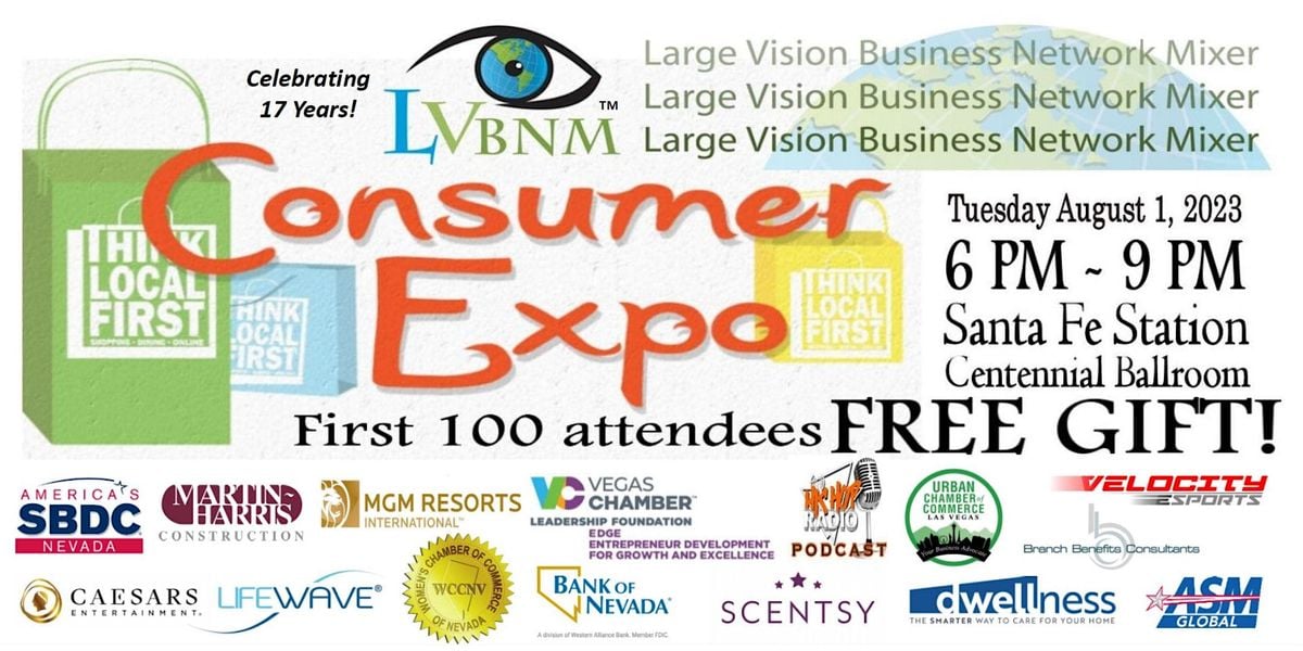 Celebrating 17 Years! LVBNM Consumer Expo, Santa Fe Station, Las Vegas,  August 1 2023 | AllEvents.in