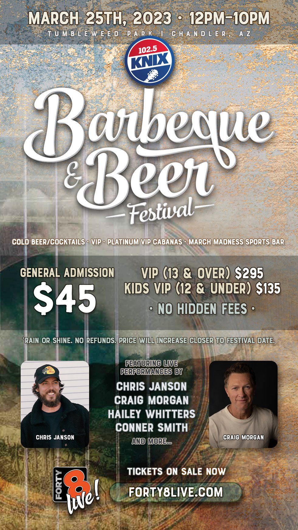 KNIX BBQ & Beer Festival Chris Janson & Craig Tumbleweed Park