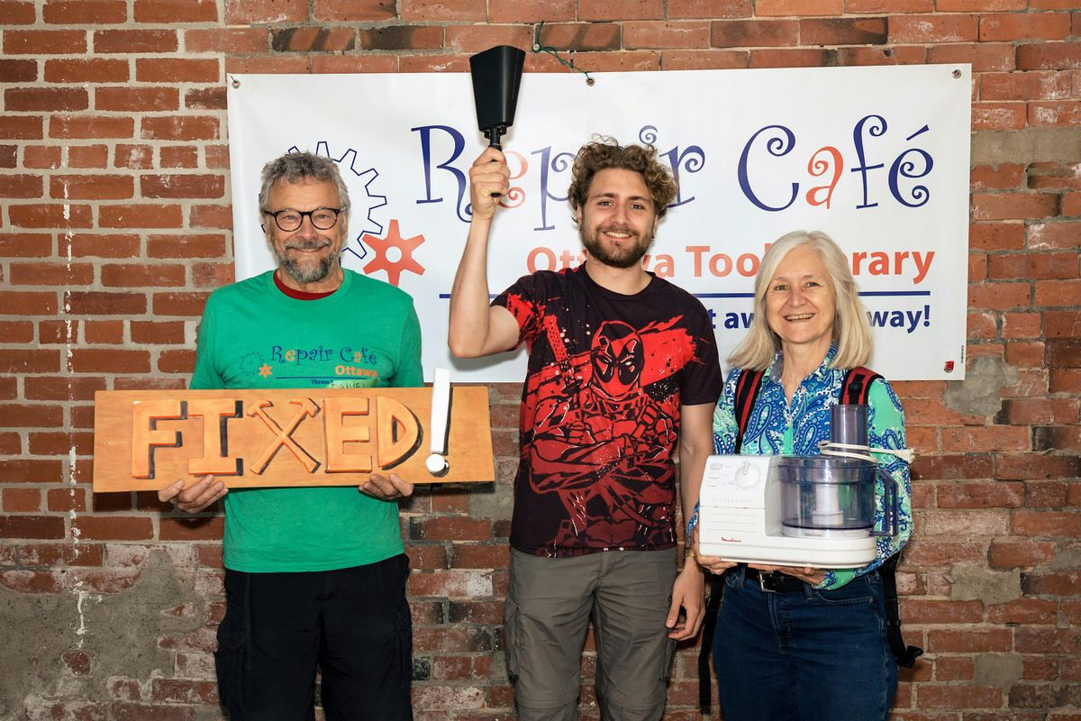 Repair Café at the Jim Durrell Recreation Centre, 1265 Walkley Rd