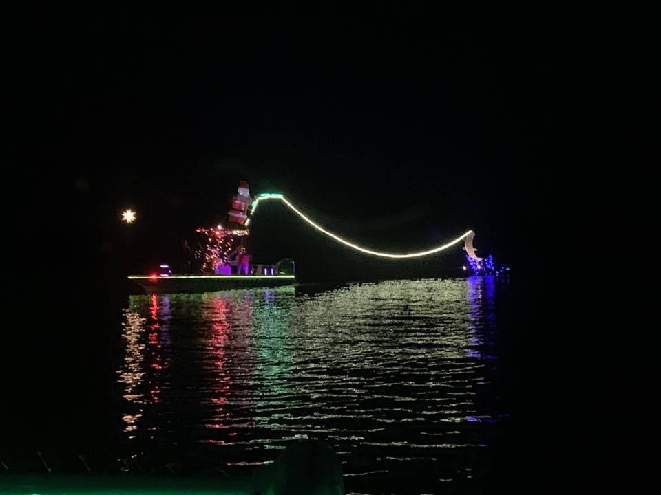 NSB Holiday Boat Parade, Riverside Park, New Smyrna Beach, December 10