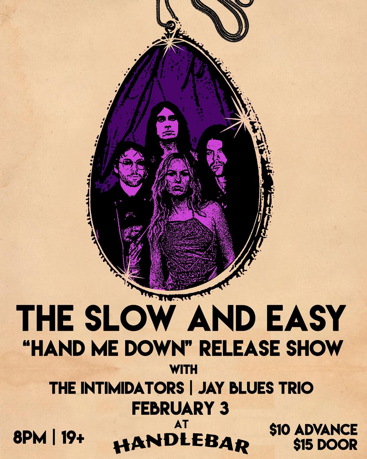 THE SLOW AND EASY RELEASE SHOW w/ THE INTIMIDATORS, JAY BLUES TRIO, Handlebar, Toronto, February