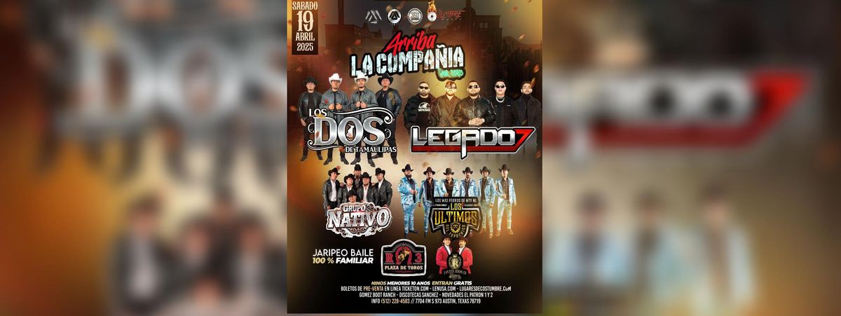 Los Dos De Tamaulipas Legado 7 Mas Clandestino Austin 19 April