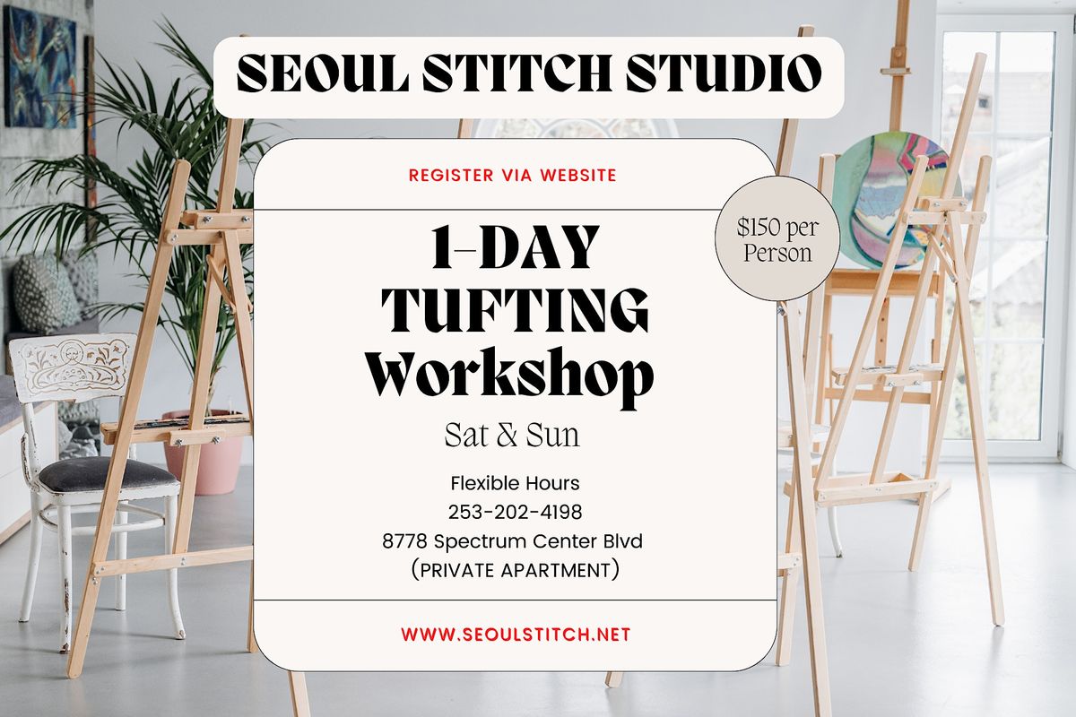 1Day Rug Tufting San Diego Art Event, 8778 Spectrum Center