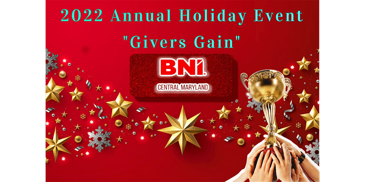 BNI Central Maryland 2022 Annual Holiday Event "Givers Gain", Silver