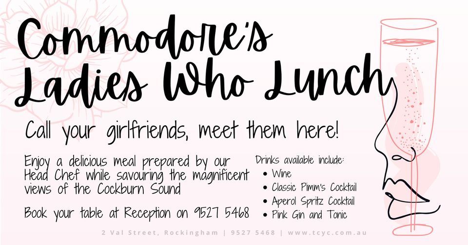 Ladies Who Lunch, The Cruising Yacht Club of W.A. Inc, Rockingham, 13