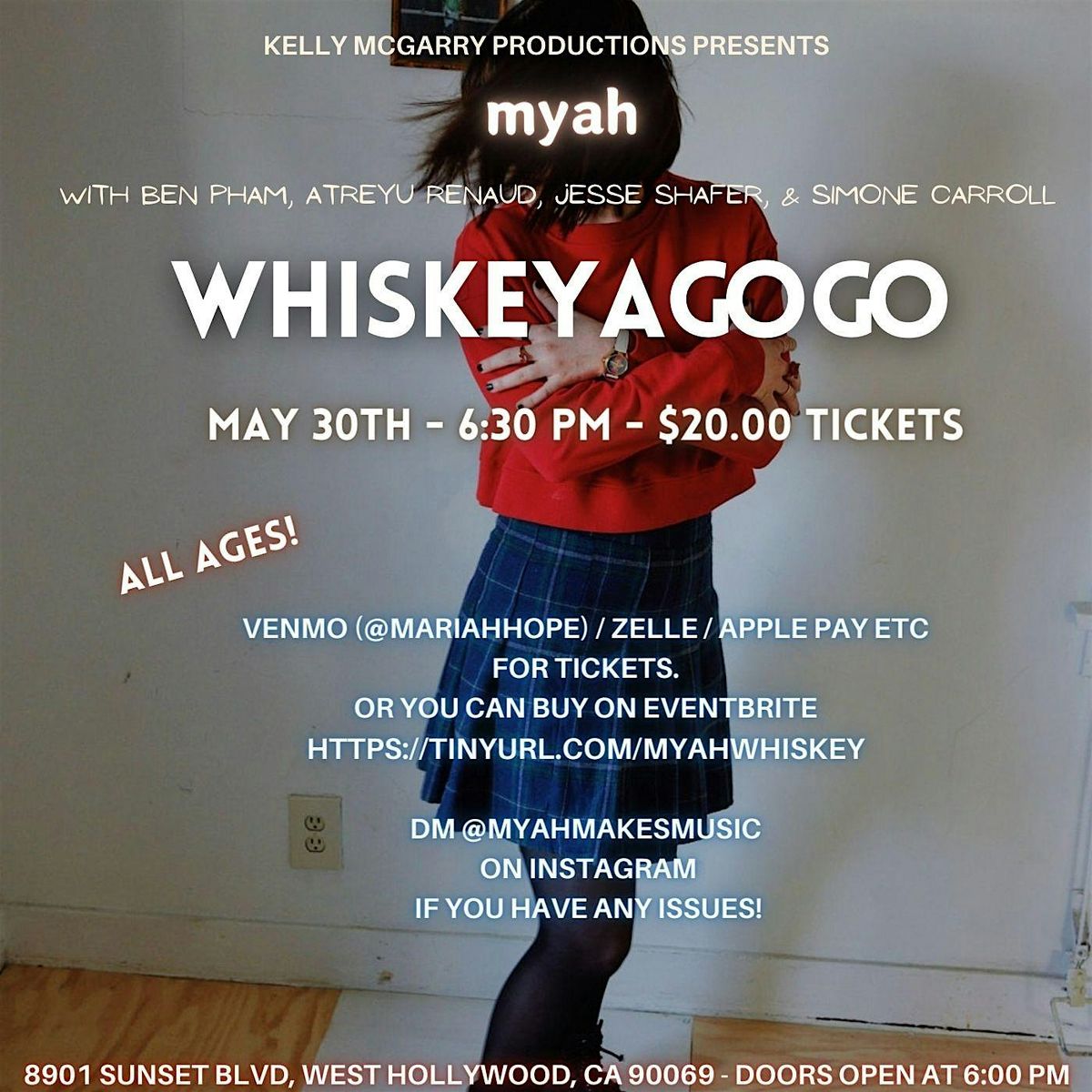 myah LIVE! at Whiskey a GoGo / May 30th, Whisky a Go Go, West