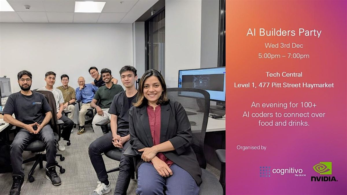 Sydney's Biggest AI Builders Party for 2025, 3 December | Event in Haymarket | AllEvents