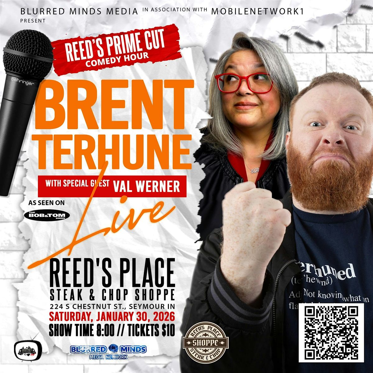 Stand-Up Comedy Show: Reed’s Prime Cut Comedy Hour 1/30