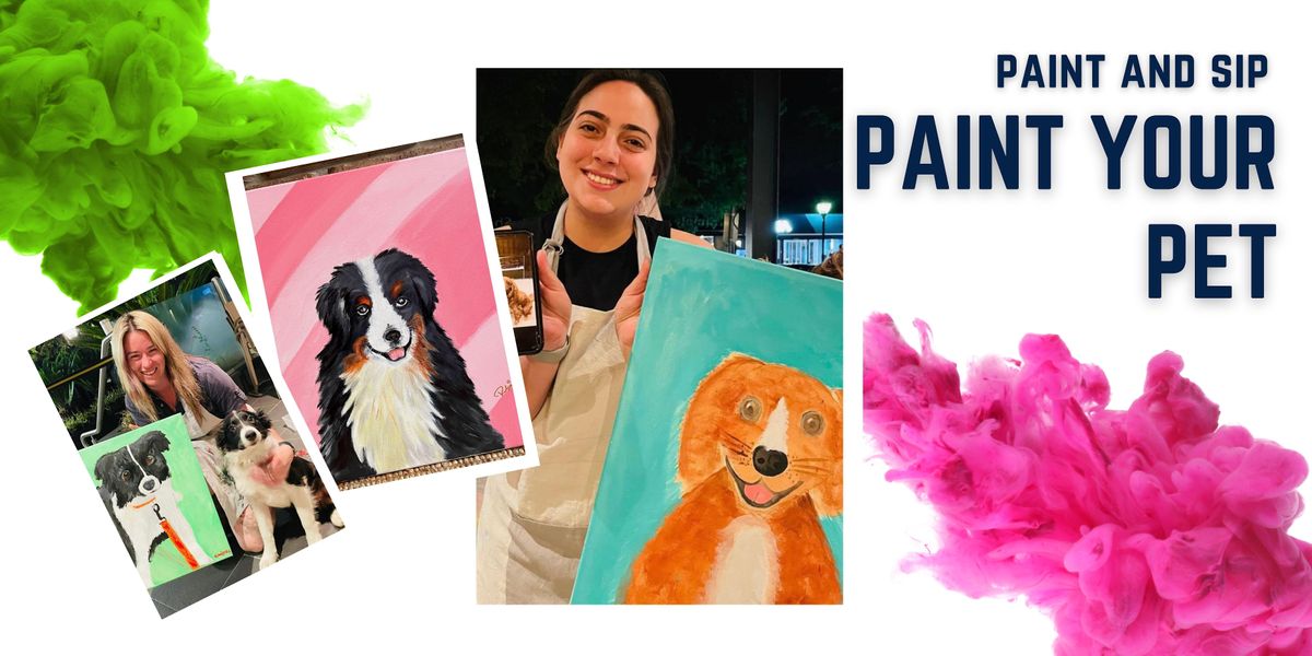 Paint and Sip PAINT YOUR PET (BYO Drinks & Nibbles), Paintelaide