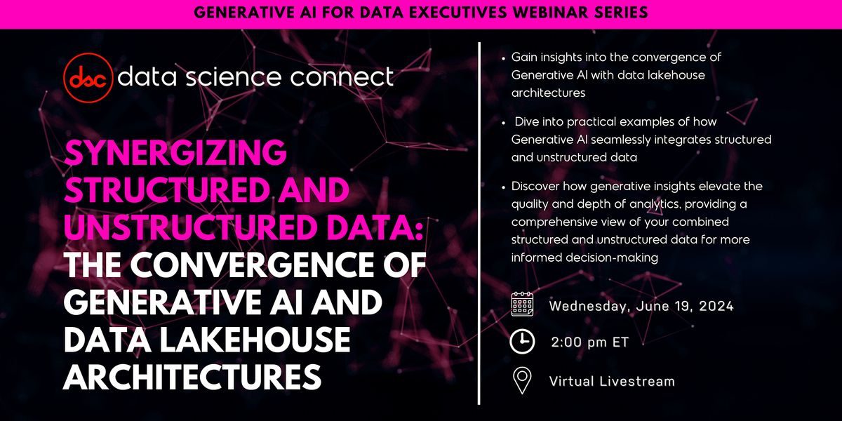 The Convergence of Generative AI and Data Lakehouse Architectures, June ...