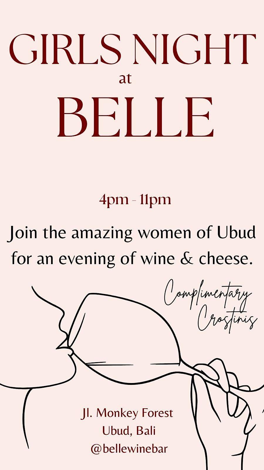 Ladies Night @ Belle Wine Bar | Event in Kecamatan Ubud | AllEvents