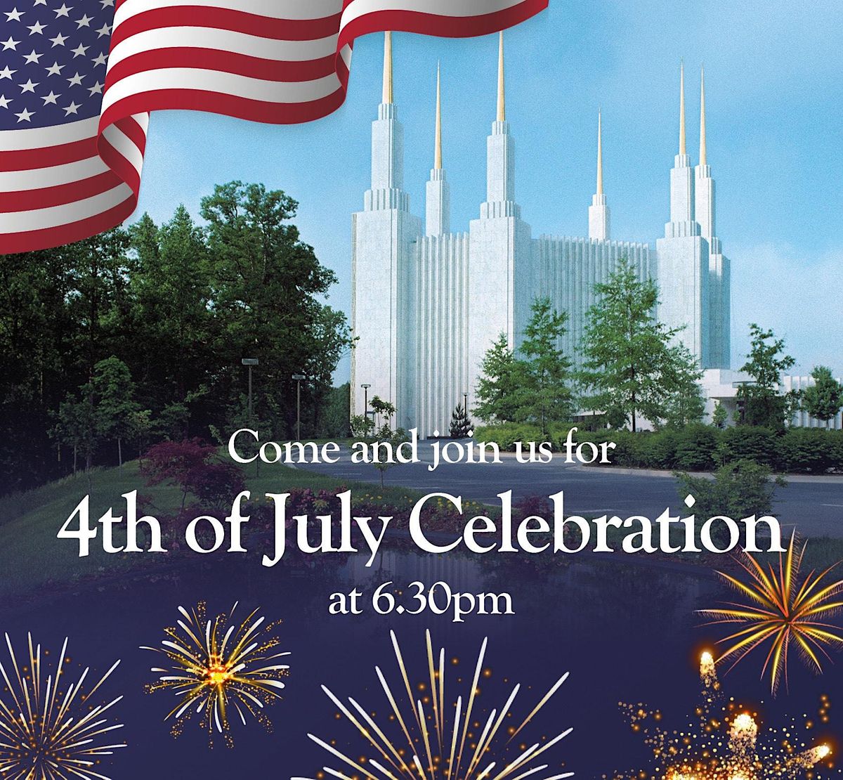 4th of July Celebration, Washington D.C. Temple Visitors' Center