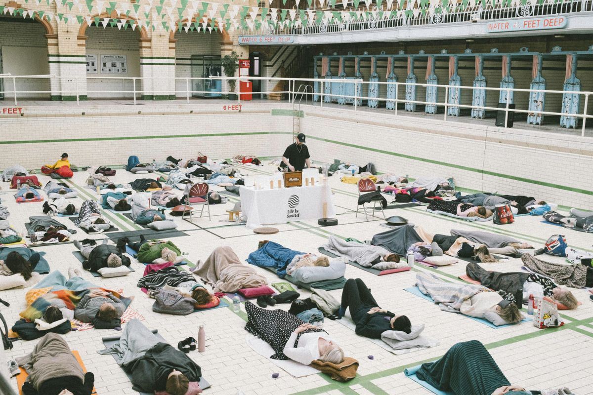 Sound Bath In Victoria Baths, Victoria Baths, Manchester, 26 September ...