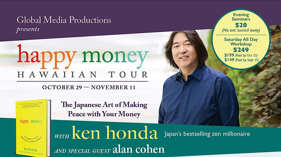 Big Island Happy Money Hawaiian Tour Ken Honda, Outrigger Hotel