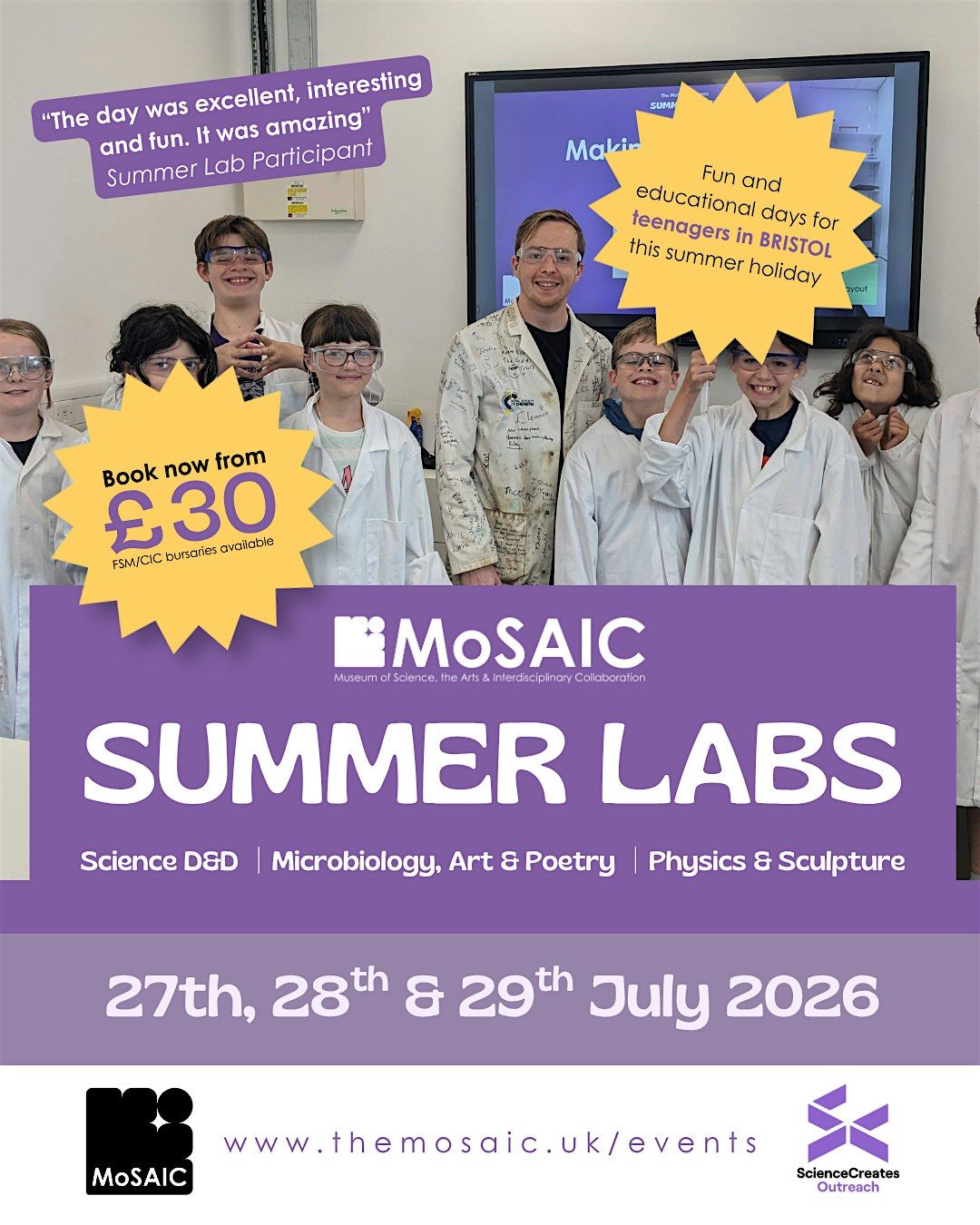 Micro Lab Visuals Summer Labs: Day 2 Microbiology , Visual Art and Poetry (Tues 28th ...