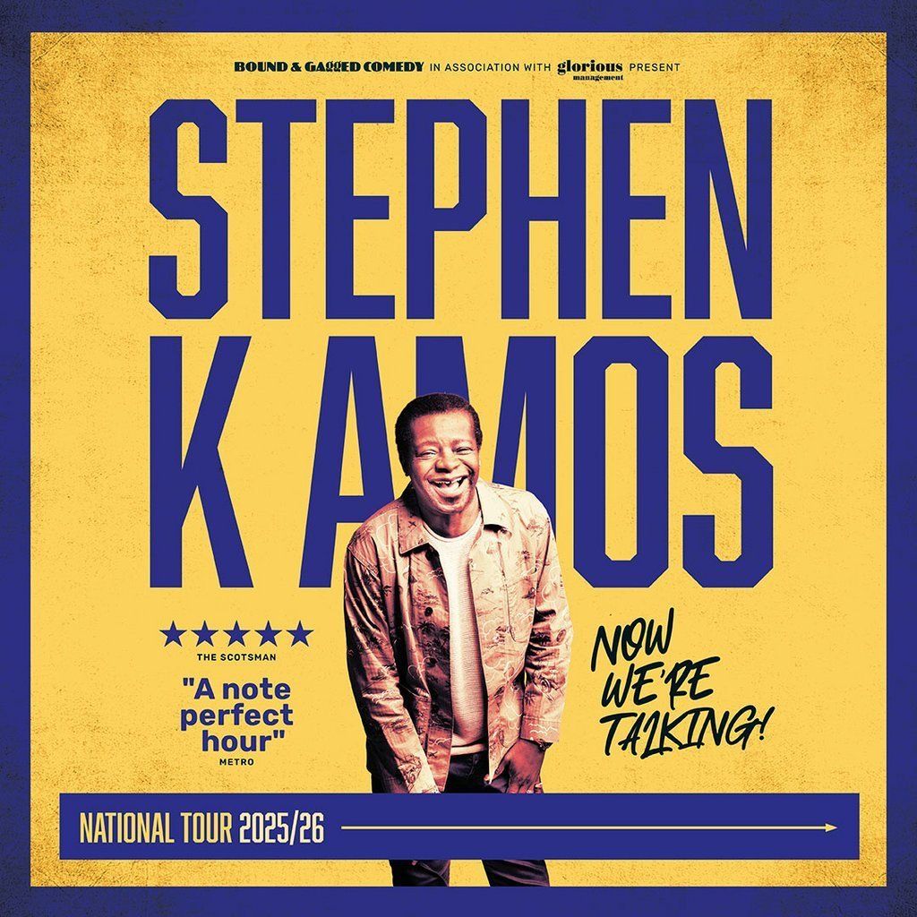 Stephen K Amos: Now We're talking!, 28 January | Event in Dundee | AllEvents