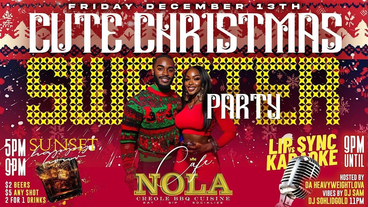 LIPSYNCvsKARAOKE 12/13 Cute Christmas Sweat Party | 12/20 FRIENDSMAS | Event in Harvey | AllEvents