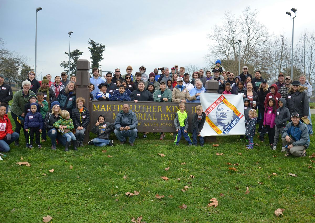 MLK Day of Service, Martin Luther King Jr. Memorial Park, Santa Rosa ...