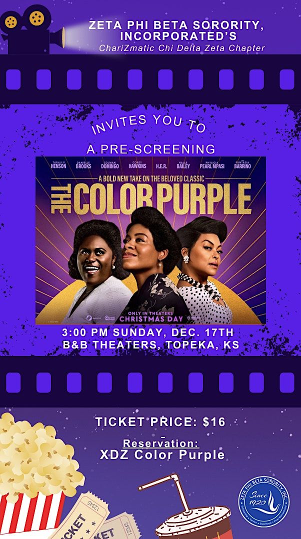 PreScreening of The Color Purple, B&B Theatres Topeka Wheatfield 9