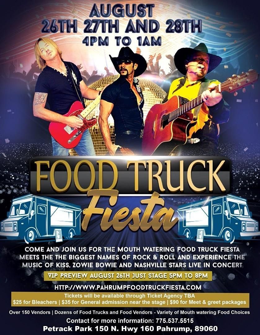 Pahrump Food Truck Fiesta 150 Nv 160 Pahrump August 27 To August 29 Allevents In