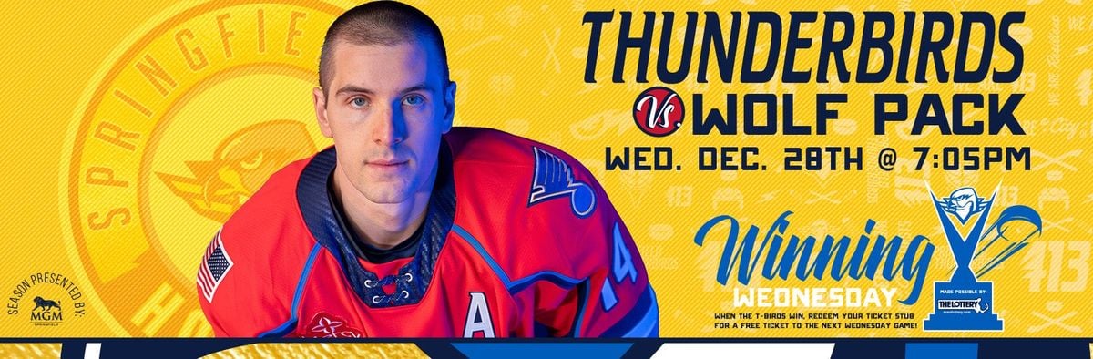 Hartford Wolf Pack at Springfield Thunderbirds at MassMutual Center, 25 October | Event in Springfield | AllEvents
