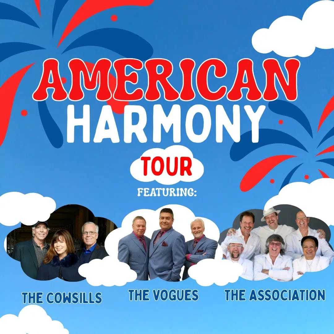 American Harmony Tour: The Association  The Vogues & The Cowsills, 27 December | Event in Saint Charles