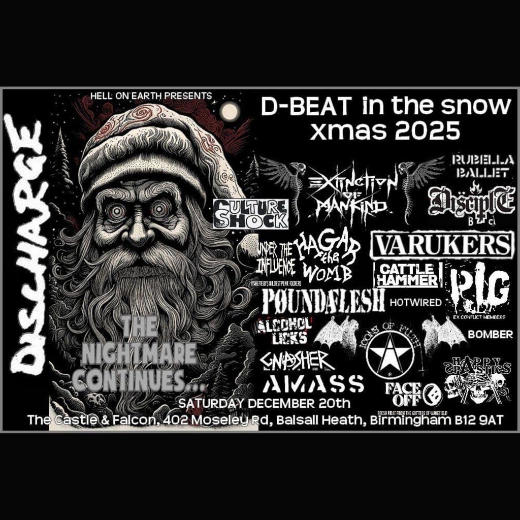 Discharge, 20 December | Event in Birmingham | AllEvents
