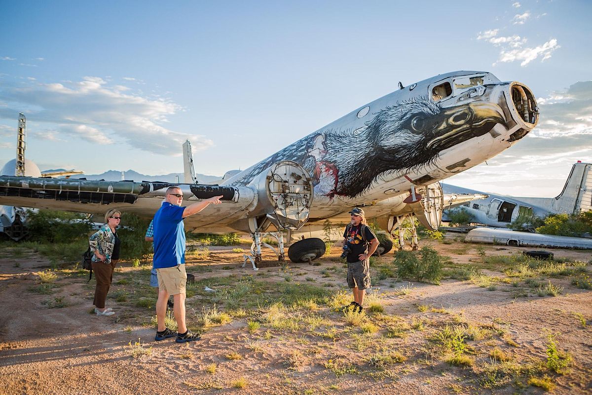 Boneyard Safari Hands on Tour, March 2nd 2025 at Aircraft Restoration