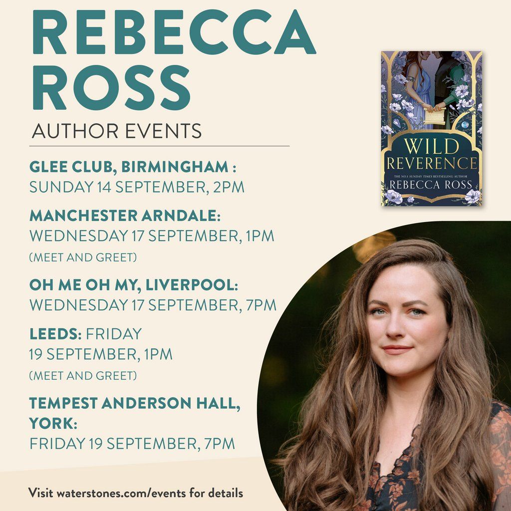 An Afternoon with Rebecca Ross (16+), 14 September | Event in Birmingham | AllEvents