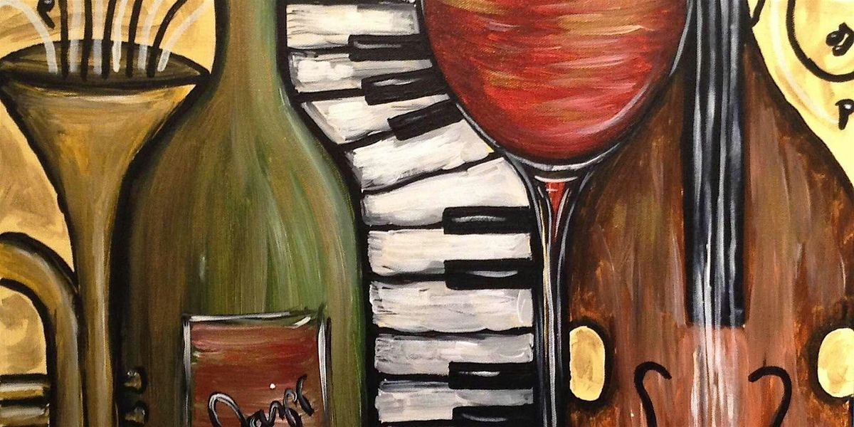 Wine and Jazz Paint and Sip by Classpop!™, Pinot's Palette Wesley
