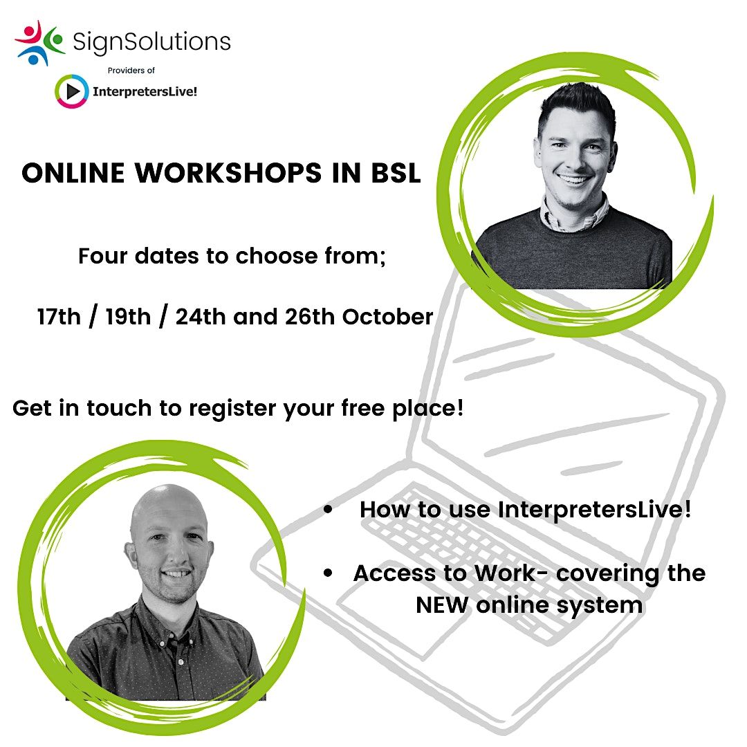 Using our App and BSL video relay services; InterpretersLive!, October