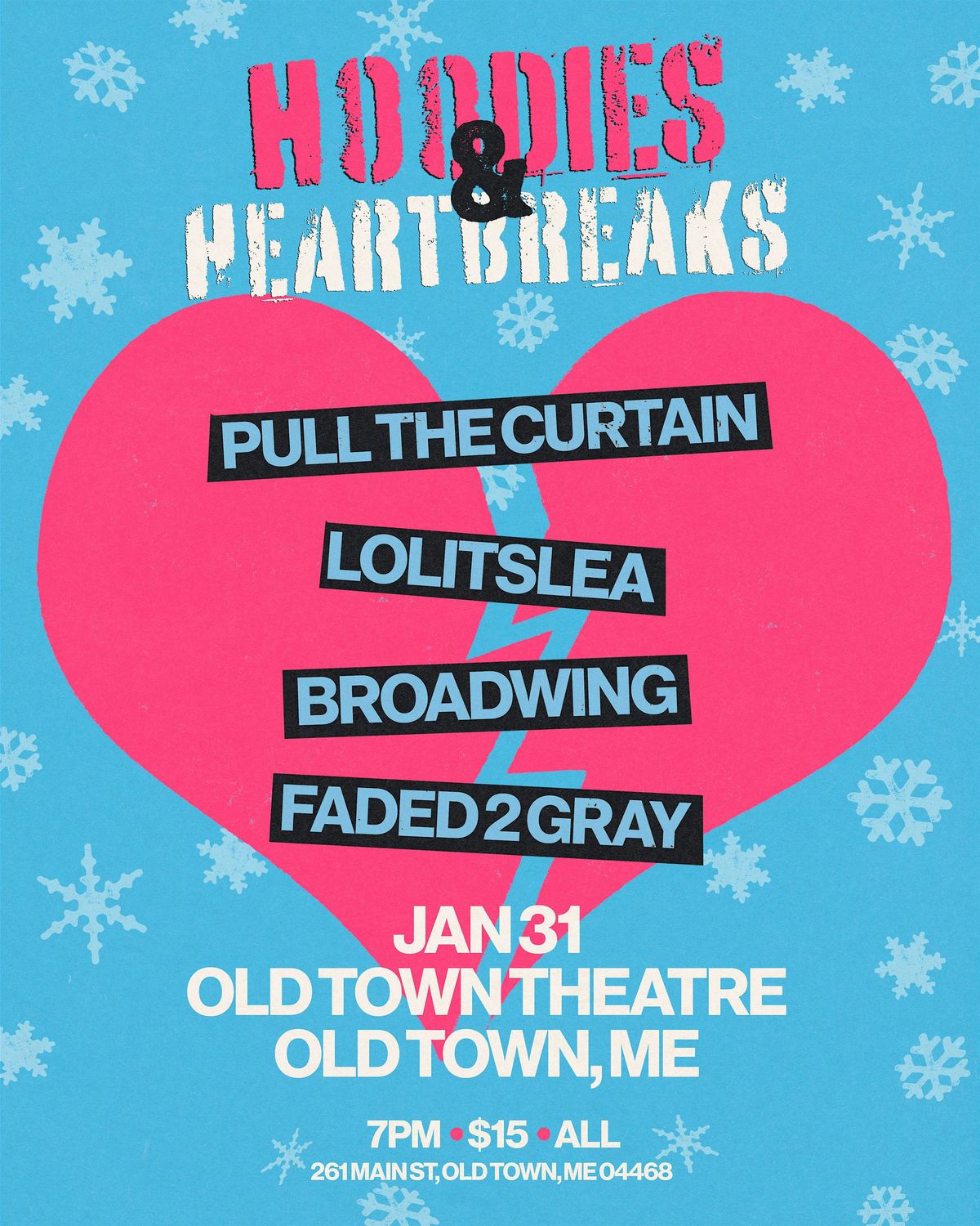 Broadwing//Lolitslea //Pull the Curtain//Faded 2 Gray, 31 January | Event in Old Town | AllEvents