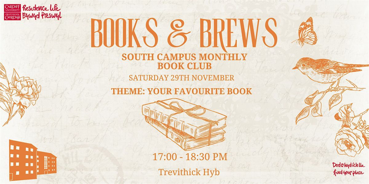 Books and Brews Book Club ¦ Clwb Llyfrau a Diod Gynnes | Event in Cardiff | AllEvents