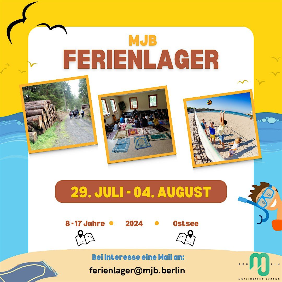  Ferienlager 2024 - Ferienlager am See, Schleswig, 29 July to 4 August Motiv 