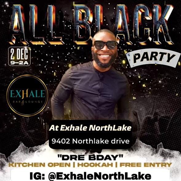 All Black Party, 9402 Northlake West Drive, Charlotte, NC, USA, December 2 to December 3