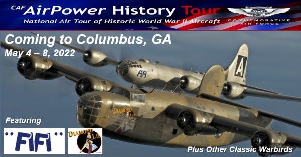 AirPower History Tour Coming To Columbus GA Columbus Airport Columbus GA May 4 To May 8 